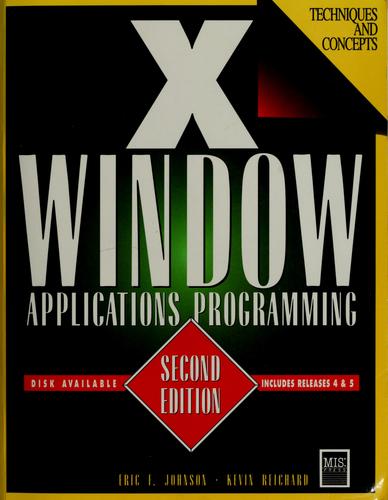X Window applications programming