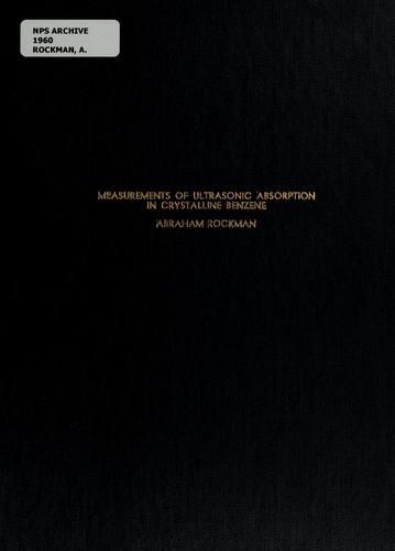 Measurements of ultrasonic absorption in crystalline benzene