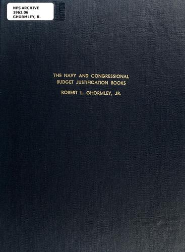 The Navy and Congressional budget justification books