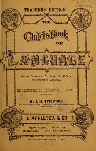 The child's book of language