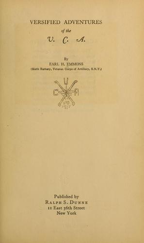 Versified adventures of the V. C. A.