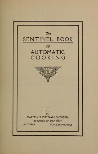The Sentinel book of automatic cooking