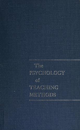 The psychology of teaching methods