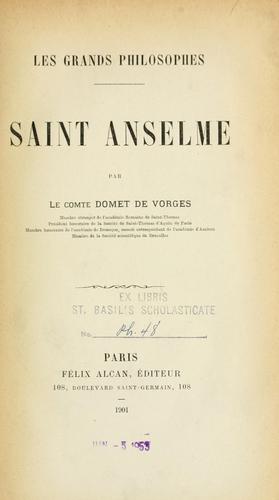 Saint Anselme