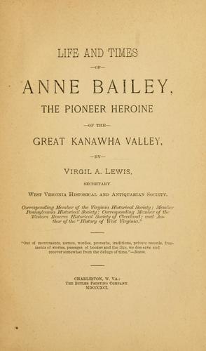 Life and times of Anne Bailey