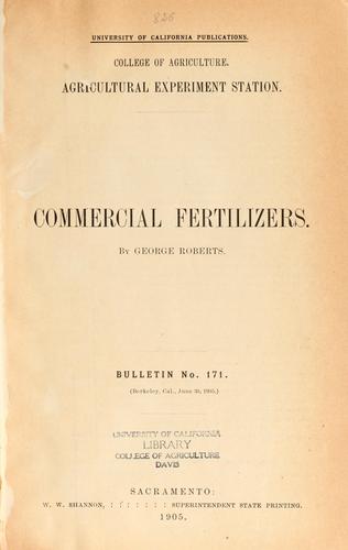 Commercial fertilizers