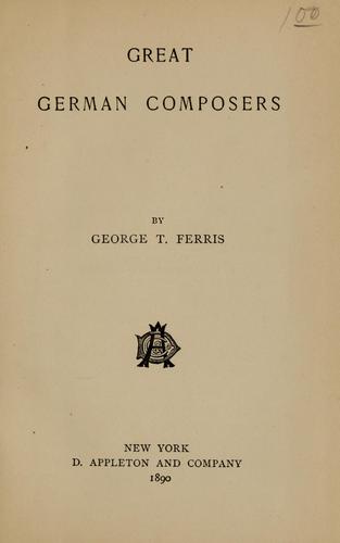 The great German composers