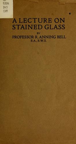 A lecture on stained glass