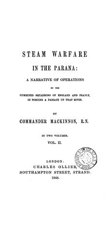 Steam warfare in the Parana