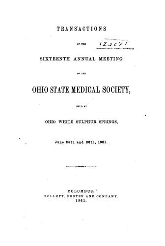 Transactions of the Annual Meeting