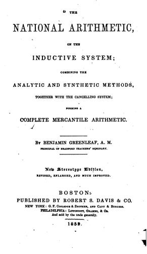 The National Arithmetic on the Inductive System: Combining the Analytic and Synthetic Methods ...