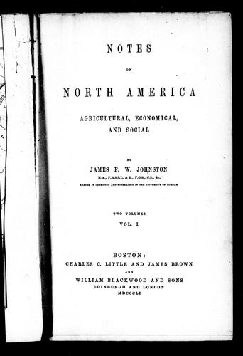 Notes on North America