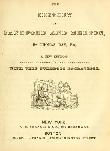 The history of Sandford and Merton