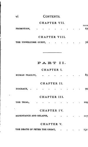 From peasant to prince, the life of A. Menschikoff, freely tr. by M.A. Pietzker