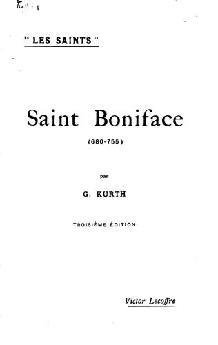 Saint Boniface (680-755)