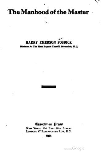 The manhood of the Master