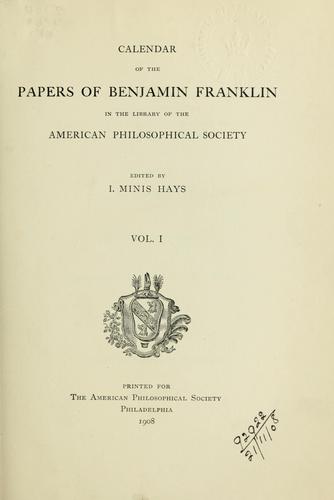 The record of the celebration of the two hundredth anniversary of the birth of Benjamin Franklin