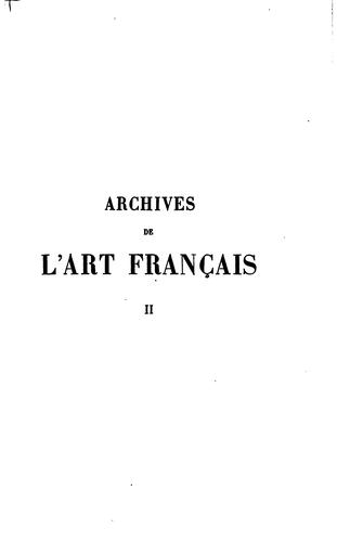 Archives de l'art français