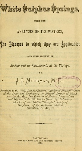 White sulphur springs...