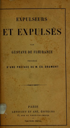 Expulseurs et expulsés