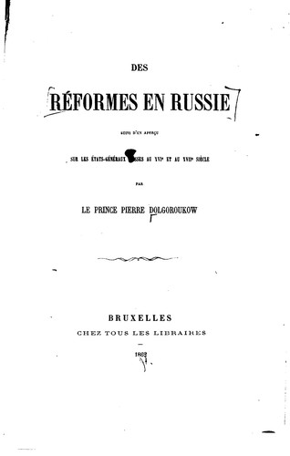 Des réformes en Russie