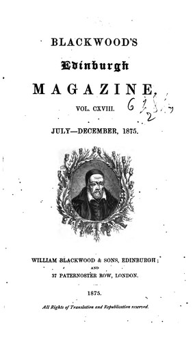 Blackwood's Edinburgh Magazine