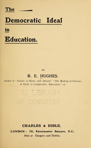 The democratic ideal in education