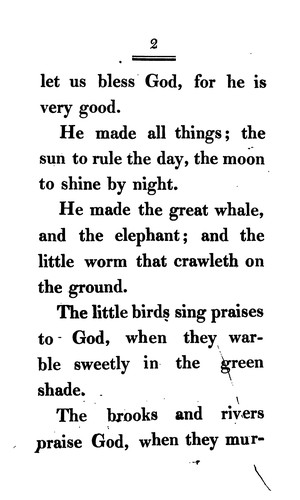 Hymns in prose for children, by the author of Lessons for children. By the author of Lessons for ...