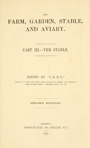 The farm, garden, stable, and aviary.