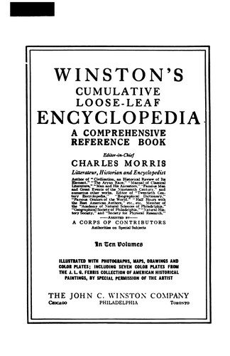 Winston's Cumulative Loose-leaf Encyclopedia: A Comprehensive Reference Book