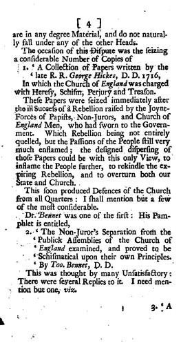 An account of all the considerable pamphlets ... published ... in the present controversy ...