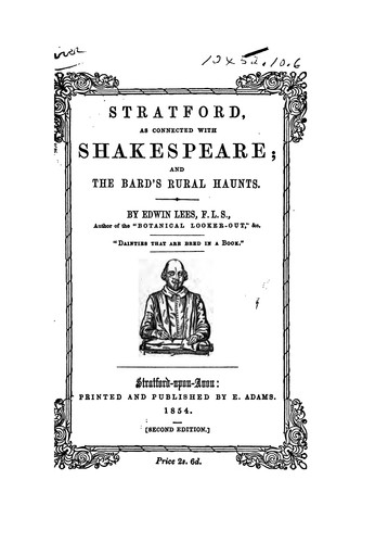 Stratford as connected with Shakespeare
