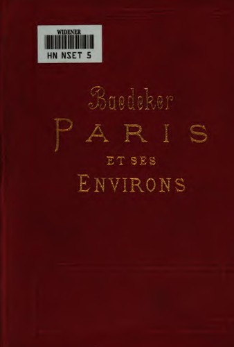 Paris et ses environs: manuel du voyageur