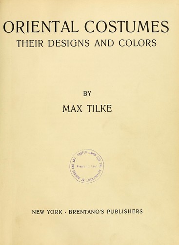Oriental costumes