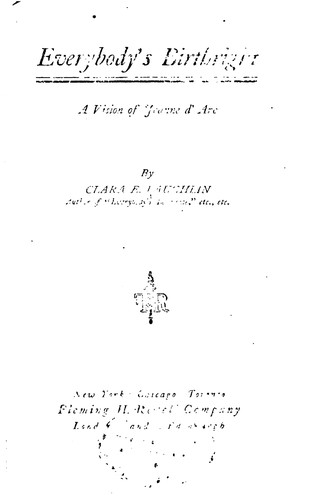 Everybody's Birthright: A Vision of Jeanne D'Arc