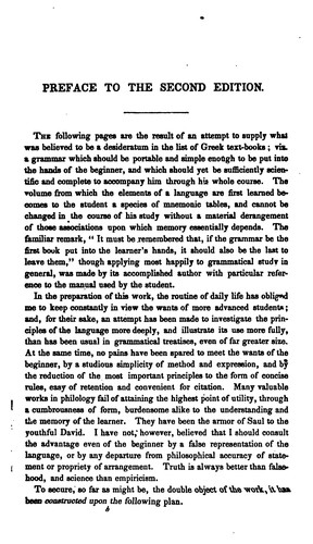 A Grammar of the Greek Language