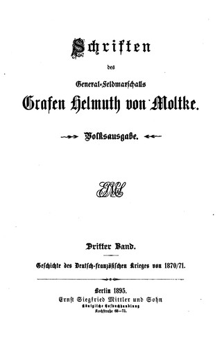 Geschichte des Deutsch-französischen Kriegs von 1870-71