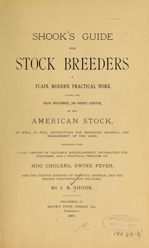 Shook's Guide for stock breeders ...