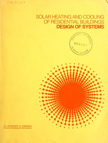 Solar heating and cooling of residential buildings