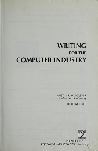 Writing for the Computer Industry
