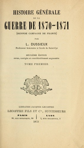 Histoire générale de la guerre de 1870-1871