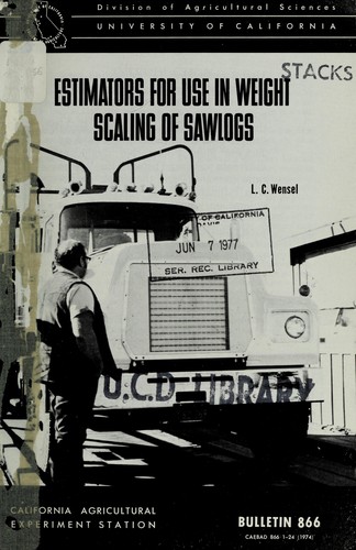 Estimators for use in weight scaling of sawlogs