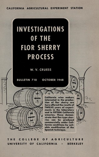 Investigations of the flor sherry process