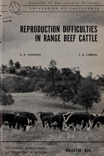 Reproduction difficulties in range beef cattle