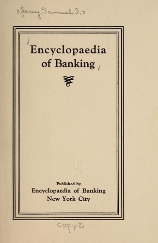 Encyclopaedia of banking