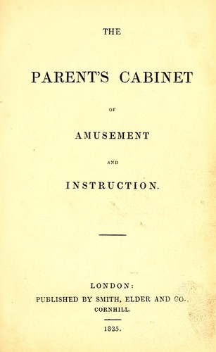 The parent's cabinet of amusement and instruction