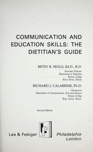Communication and education skills