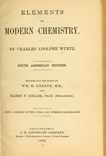 Elements of modern chemistry