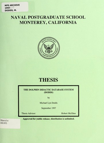 The Dolphin Didactic Database System (DODDS)