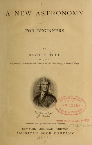 A new astronomy for beginners